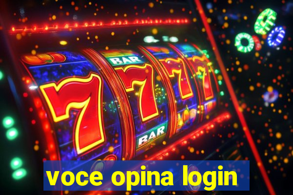 voce opina login